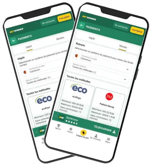 Dépôts et retraits en Afrique Betwinner